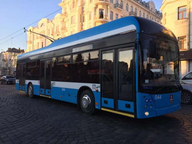 Вінниця закуповує велику партію низькопідлогових тролейбусів