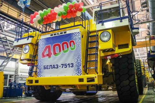 «БелАЗ» зібрав 4000-ий самоскид вантажопідйомністю 130 т