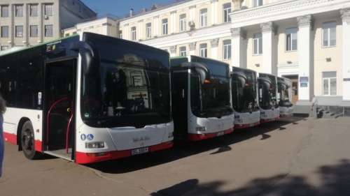 Житомир отримав п’ять автобусів MAN із Німеччини