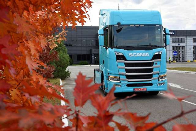 В Україні з’явилась вантажівка Scania ексклюзивного кольору