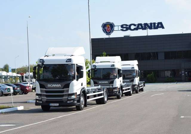 Scania доправила українській компанії партію нових вантажівок