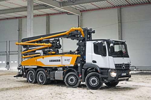 Liebherr представив новий компактний бетононасос для вантажівок