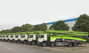 520 вантажівок Scania отримають бетононасоси Zoomlion
