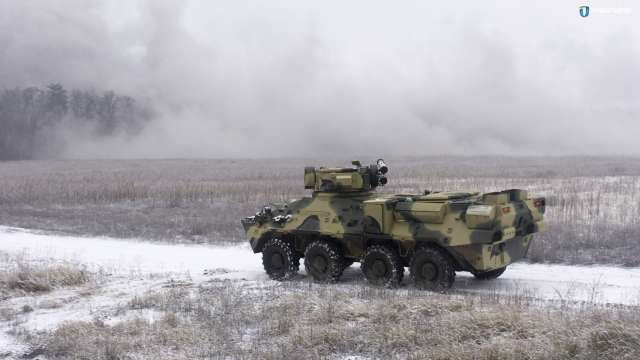 В Украине изготовили БТР из стали НАТО