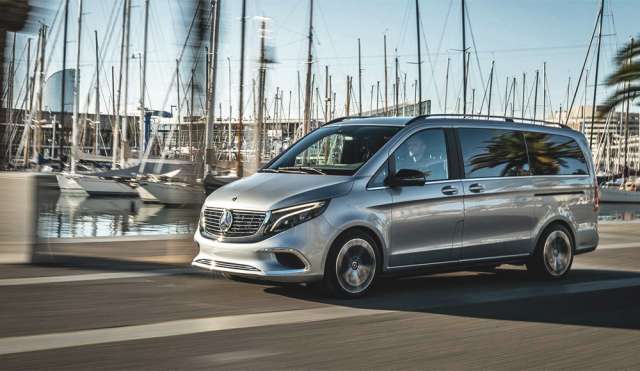 Mercedes-Benz показав новий електричний мінівен