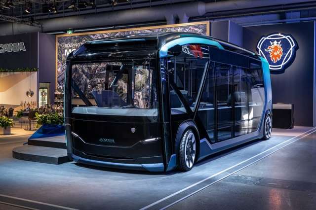Scania представила концепт безпілотного електромобіля для міста