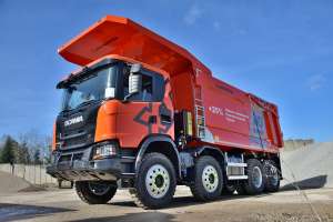 Новый самосвал Scania для сверхтяжелых условий в Украине: видеообзор
