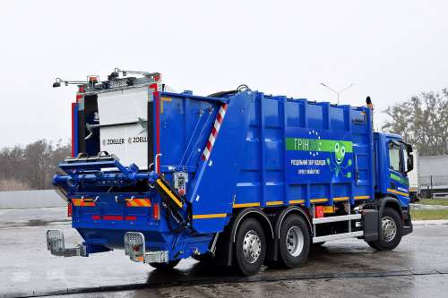 В городах Украины начнут работу мусоровозы на базе Scania нового поколения