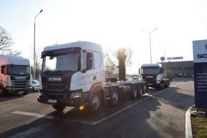 Scania поставила українській компанії шасі для перевезення компонентів вибухових речовин