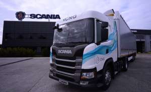 Scania офіційно представила в Україні вантажівку з газовим двигуном