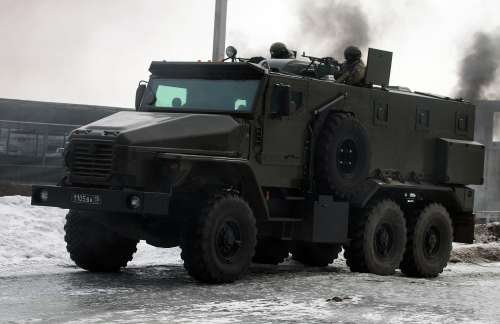 Бійці Сил оборони захопили бронеавтомобіль «Урал-ВВ»