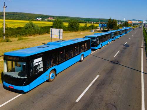 Ужгород отримав партію нових автобусів «Електрон»