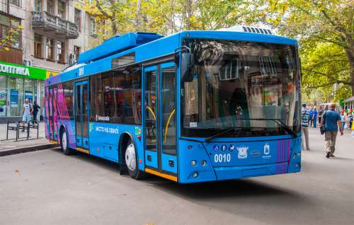 В Миколаєві презентували нові вітчизняні тролейбуси