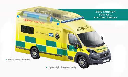 У Лондоні представили першу в світі водневу машину швидкої допомоги