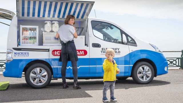 Nissan створив екологічно чистий фургон для морозива