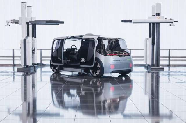 Jaguar Land Rover представив безпілотний електричний мікроавтобус