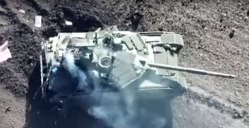 Під Бахмутом знешкоджено найсучасніший танк рашистів