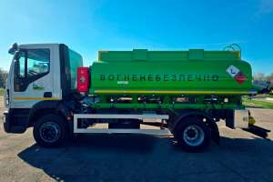 В Україні виготовили цікавий бензовоз на шасі IVECO