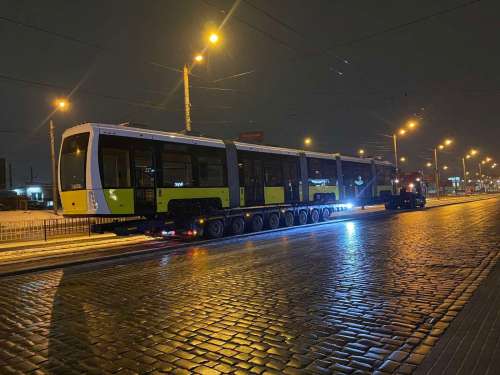 Львів продовжує отримувати нові трамваї «Електрон»