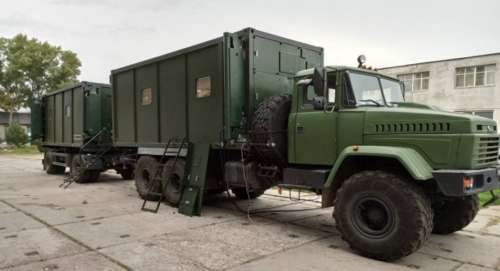 ЗСУ отримали на озброєння модульну штабну машину на шасі «КрАЗ»