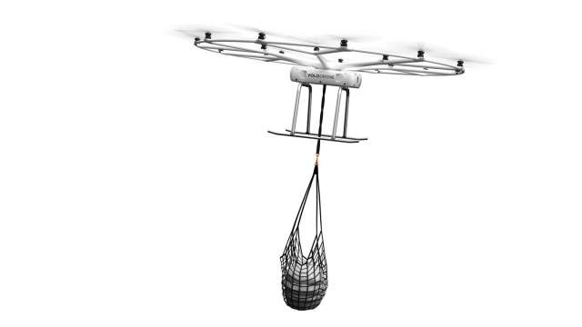 Представили мобільну посадкову платформу-причеп для транспортних дронів