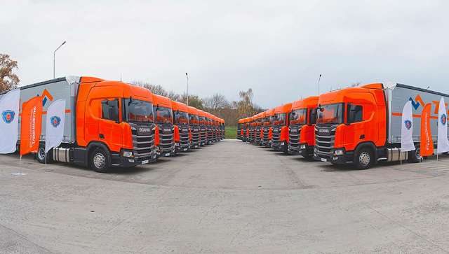 Відбулася найбільша поставка техніки Scania в Україні