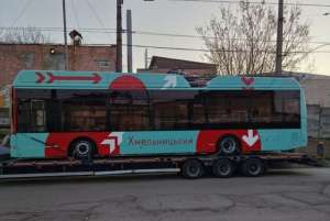 Хмельницький отримав перші нові тролейбуси