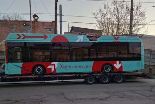 Хмельницький отримав перші нові тролейбуси