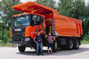 Scania поставила українським гірникам важкий самоскид