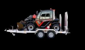 Manitou запропонувала спеціальний причіп для телескопічного міні-навантажувача