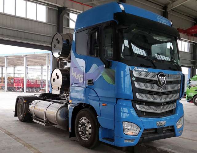 Представили найбільш потужну та далекобійну газову вантажівку в світі