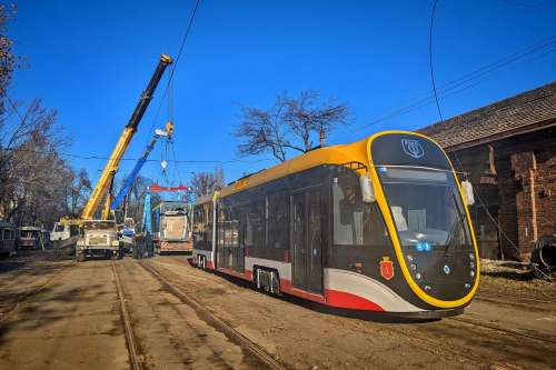 Презентували новий низькопідлоговий трамвай від «Татра-Юг»