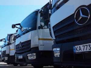 Mercedes-Benz передав українському агрогіганту велику партію вантажівок Atego