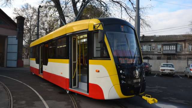 В Одесі збудували новий трамвай «Одіссей»