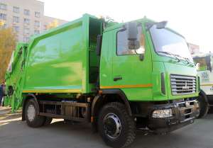 МАЗ представив нову модифікацію сміттєвоза