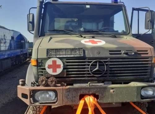 Pierwszy wojskowy „szybki” Mercedes-Benz został sprowadzony na Ukrainę