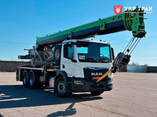 В Україні представили новий автокран на шасі MAN