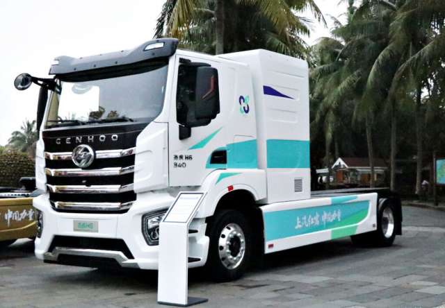 Китайці представили нову водневу вантажівку