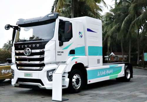 Китайці представили нову водневу вантажівку