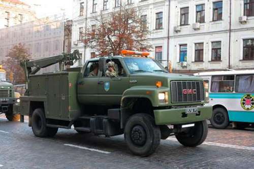 Special equipment of the Armed Forces of Ukraine: GMC TopKick rescue vehicles