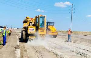 Українські дороги ремонтують з використанням унікального обладнання зі США