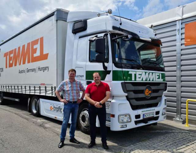 В Австрії тестують вантажівку, перероблену із дизельної на електричну