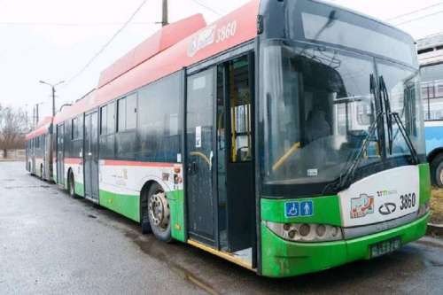 Вінниця отримала перші 10 тролейбусів із Польщі