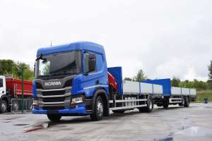 Scania представила в Україні спецвантажівку для перевезення скла