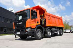 В Украине реализован новый самосвал Scania для тяжелых условий