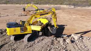 Komatsu представила електричний 20-тонний екскаватор