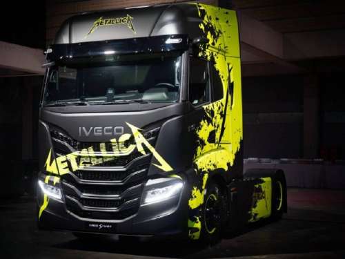 Електровантажівка IVECO стане фірмовим транспортом музикантів Metallica