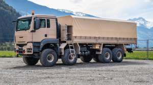 Представили нові військові вантажівки MAN