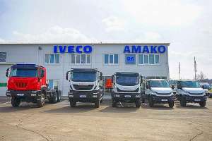 У Києві продемонстрували вантажівки IVECO для бездоріжжя