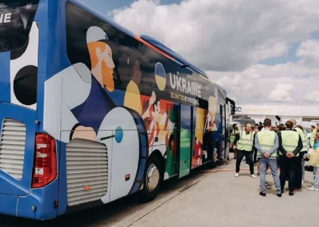 Показали автобус збірної України з футболу на Євро-2024